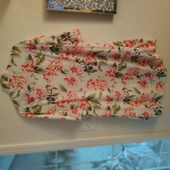 Floral Kimono Cardigan "Show Me Your MUMU" FLORAL MULTICOLORED PLUS SIZE - Picture 3 of 10